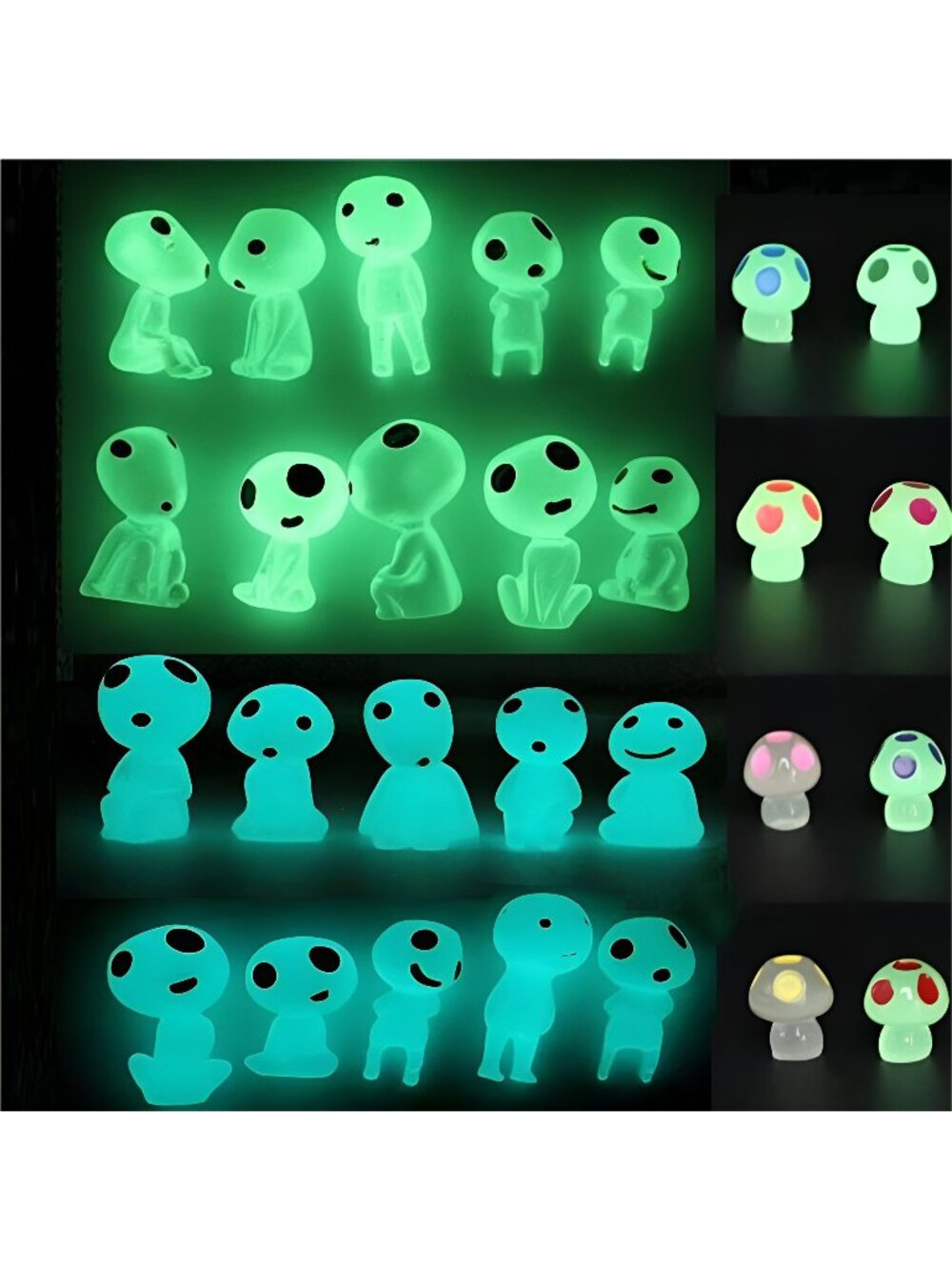 Fairy Garden Accessories Tree Elves Easter Egg Fillers Glow in Dark Stuffers